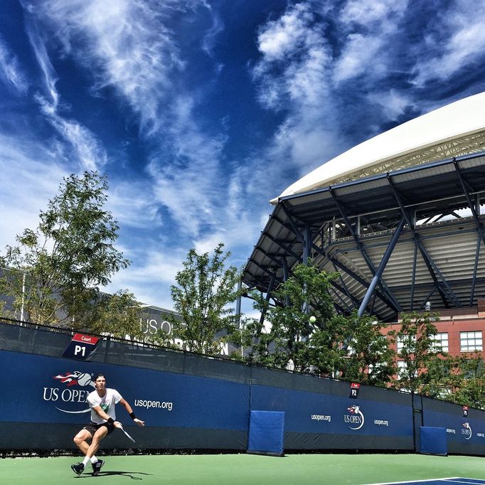 Tenisté v New Yorku (Tomáš Berdych)