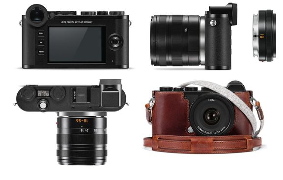 Leica CL a nový objektiv Elmarit 18/2.0 (vpravo nahoře).