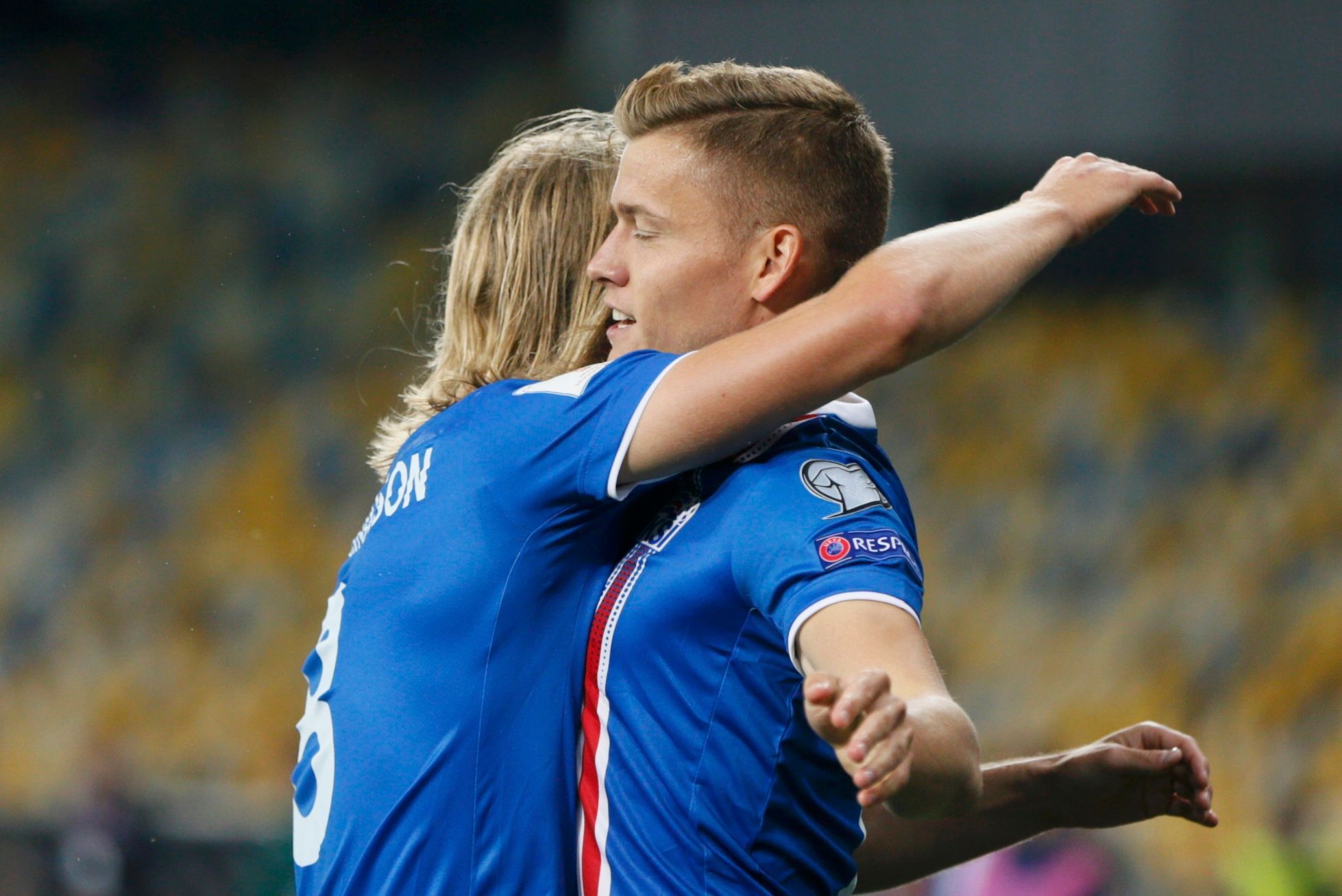 Island se raduje z branky v kvalifikaci o MS 2018