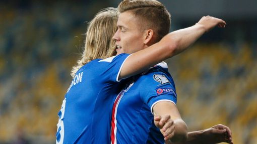 Island se raduje z branky v kvalifikaci o MS 2018