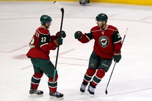 NHL: New Jersey Devils at Minnesota Wild (Pominville a Niederreiter)