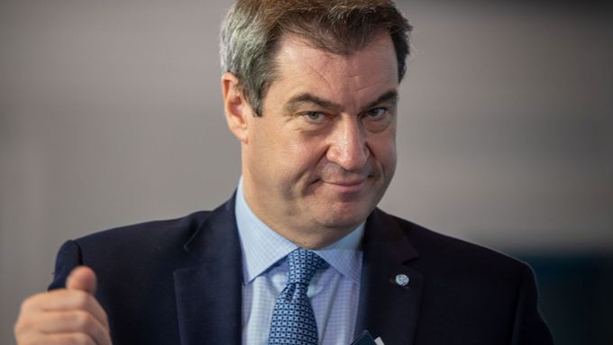 Bavorský premiér a znovuzvolený předseda CSU Markus Söder.