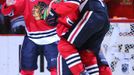 Chicago slaví zisk Stanley Cupu.