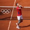 Novak Djokovič slaví zlato po finále dvouhry na OH 2024 v Paříži