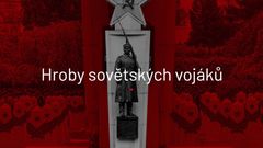 grafika - hroby sovětských vojáků