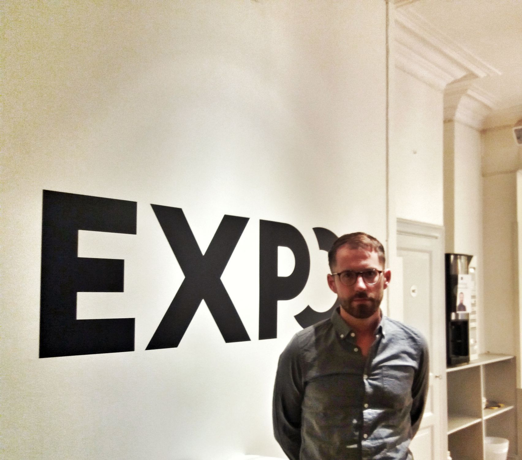 Šéfredaktor časopisu Expo Daniel Poohl.