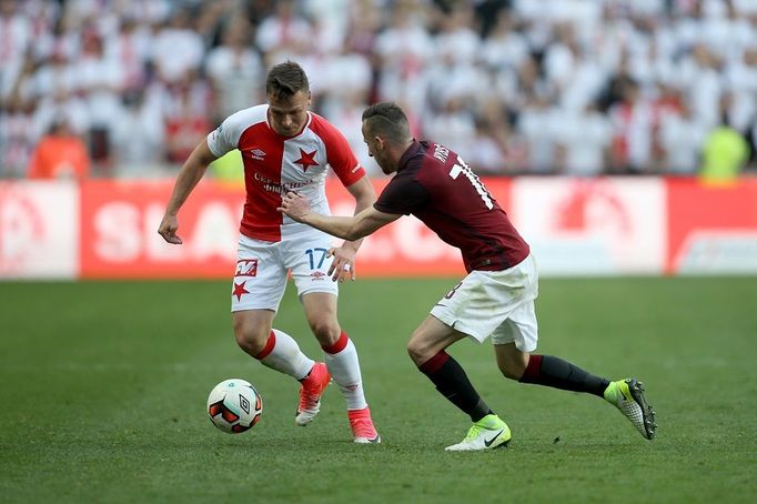 Fotbalové derby Slavia vs. Sparta (Tecl, Hybš)