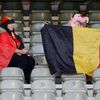 Belgičtí fanoušci před zápase skupiny E kvalifikace MS Belgie - Česko