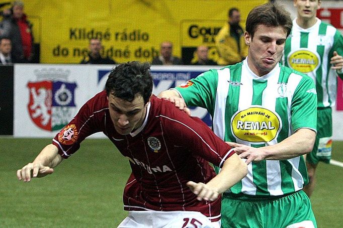 Sparťan Jiří Kladrubský v zápase proti Bohemians