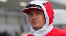 Ferrari's formula one driver Kimi Raikkonen of Finland arrives for the Japanese F1 Grand Prix at the Suzuka Circuit October 5, 2014. REUTERS/Yuya Shino (JAPAN - Tags: SPO