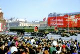 Tanky na Rudém náměstí, květen 1968 - 21. srpna vjely do Československa.