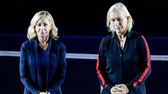 Chris Evertová a Martina Navrátilová