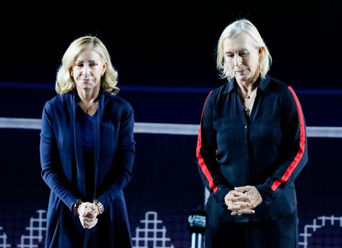 Chris Evertová a Martina Navrátilová