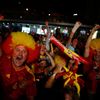 Euro 2012: Radost španělských fanoušků po zápase Chorvatsko - Španělsko