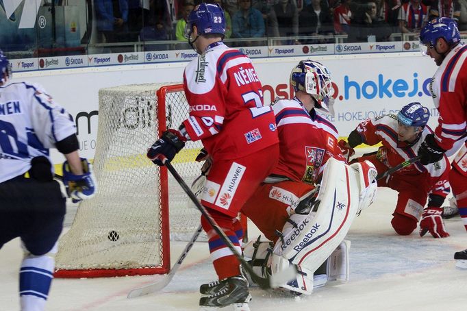 EHT, Česko-Finsko: gól Finska na 2:2 - Ondřej Němec (23) a Alexander Salák