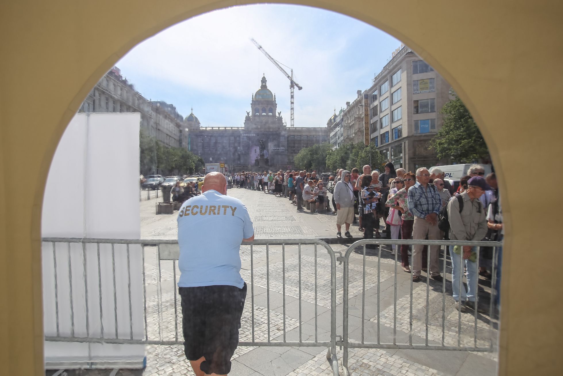 Akce Stan proti melanomu - vyšetření zdarma na Václavském náměstí, květen 2018