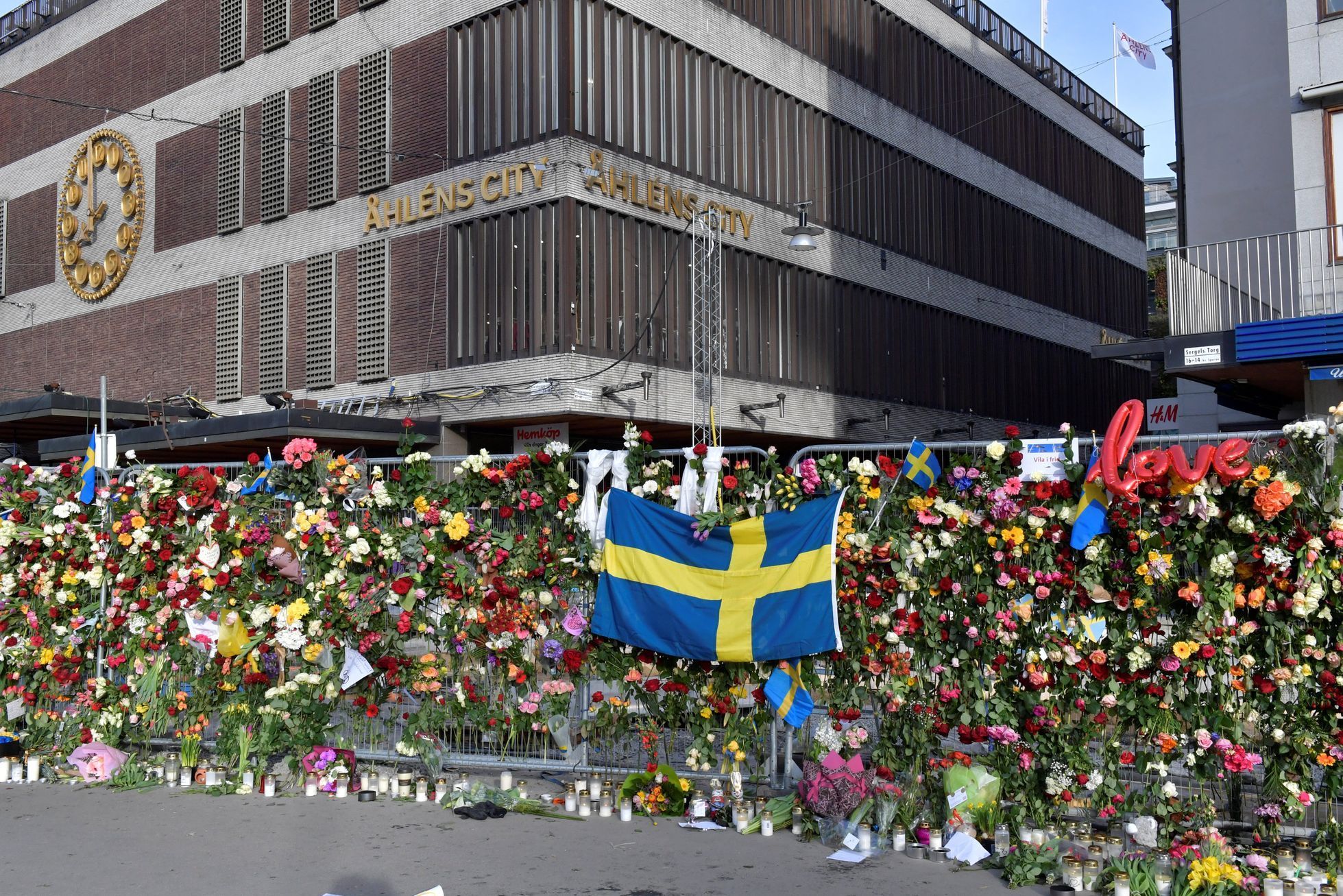 Stockholm po teroristickém útoku, duben 2017