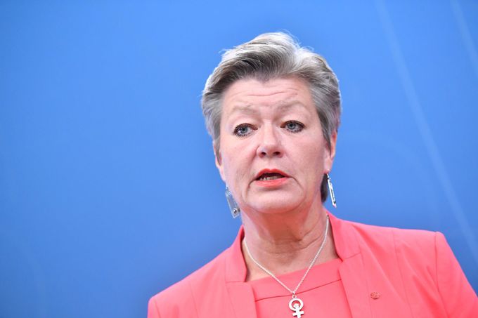 Švédská ministryně zaměstnanosti Ylva Johanssonová