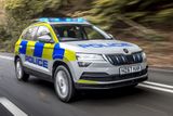 Britská policie využívá i běžné verze SUV, a to nejen Kodiaqu, ale i Karoqu.