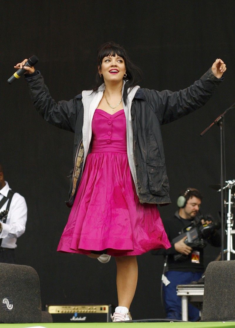 Festival v Glastonbury 2007 - Lilly Allen