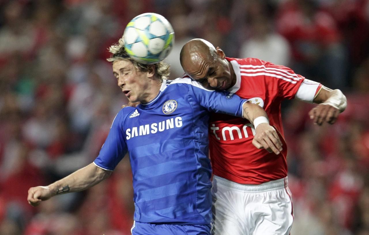 Liga mistrů: Benfica - Chelsea (Torres, Luisao)