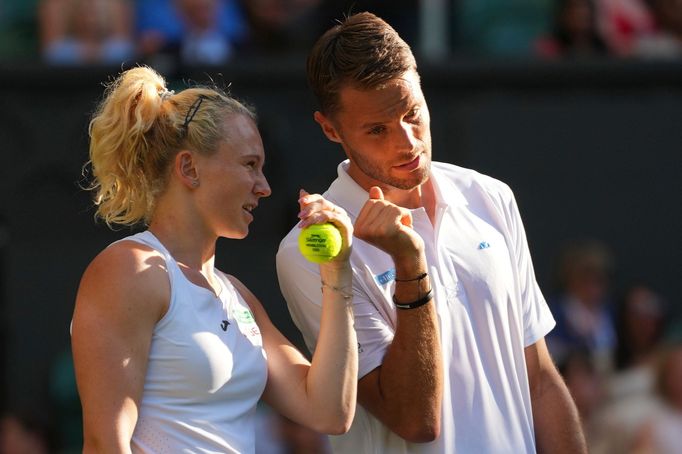 Kateřina Siniaková a Sem Verbeek, Wimbledon 2025