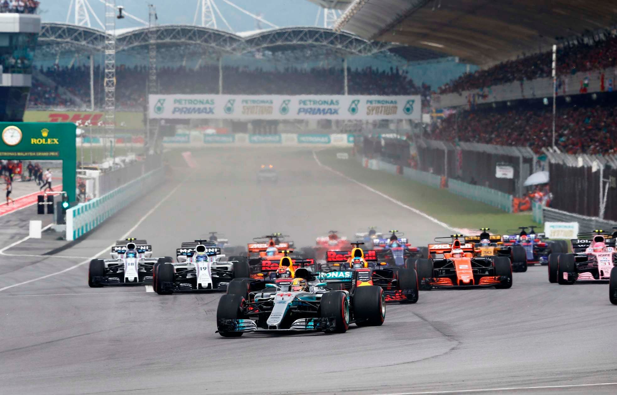 F1, Malajsie 2017: start