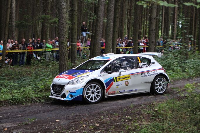 Barum rallye 2014: Craig Breen, Peugeot 208 T16