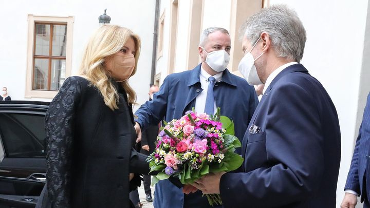 Čaputová se setkala s předsedou Senátu, obdrží medaili a bude diskutovat se studenty; Zdroj foto: Jakub Plíhal