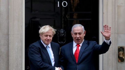 Izraelský premiér Benjamin Netanjahu přijel do londýnské Downing Street