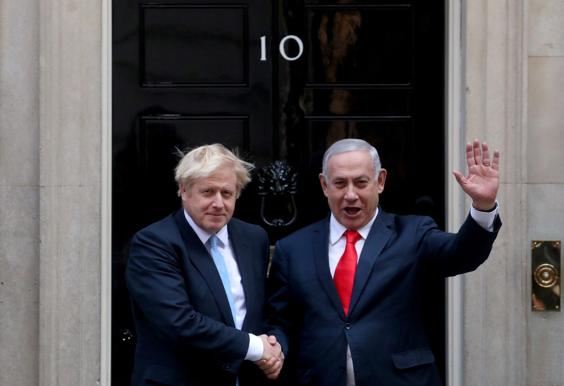 Izraelský premiér Benjamin Netanjahu přijel do londýnské Downing Street