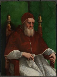 Raffael Santi: Portrét papeže Julia II., 1512