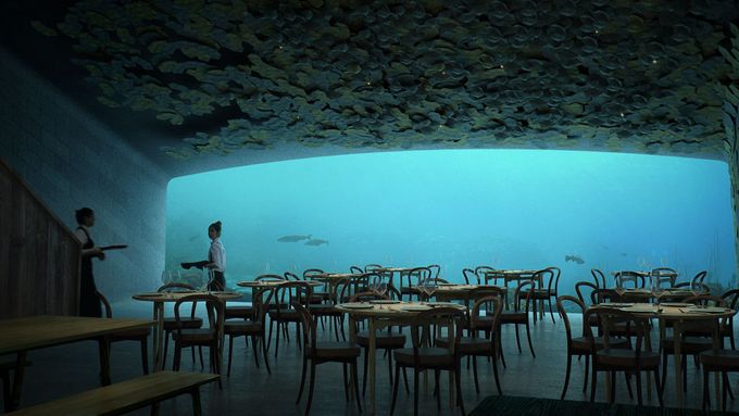 První evropská restaurace pod mořskou hladinou vznikne na jihu Norska.