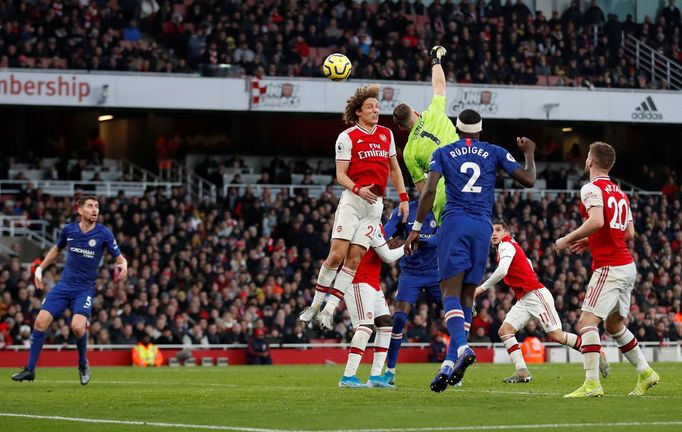 Soccer Football - Premier League - Arsenal v Chelsea - Emirates Stadium, London, Britain - December 29, 2019 Arsenal's Bernd Leno in action before Jorginho scored Chelsea