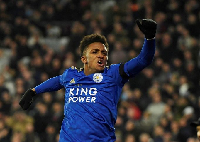 Soccer Football - Premier League - West Ham United v Leicester City - London Stadium, London, Britain - December 28, 2019  Leicester City's Demarai Gray celebrates scorin