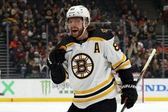 Hokej je tu zábava, smál se Pastrňák. Góly jsou jeho práce, která mu nikdy nezevšední