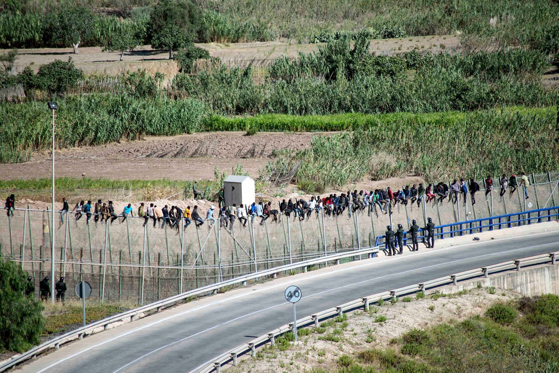 Španělsko - Melilla - migranti - ilustrační foto