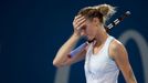 Karolína Plíšková na turnaji v Brisbane