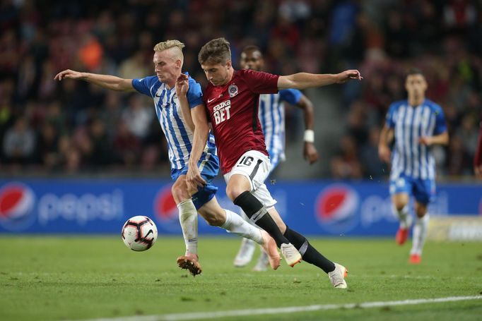 Petr Ševčík v ligovém zápase Sparta - Liberec.