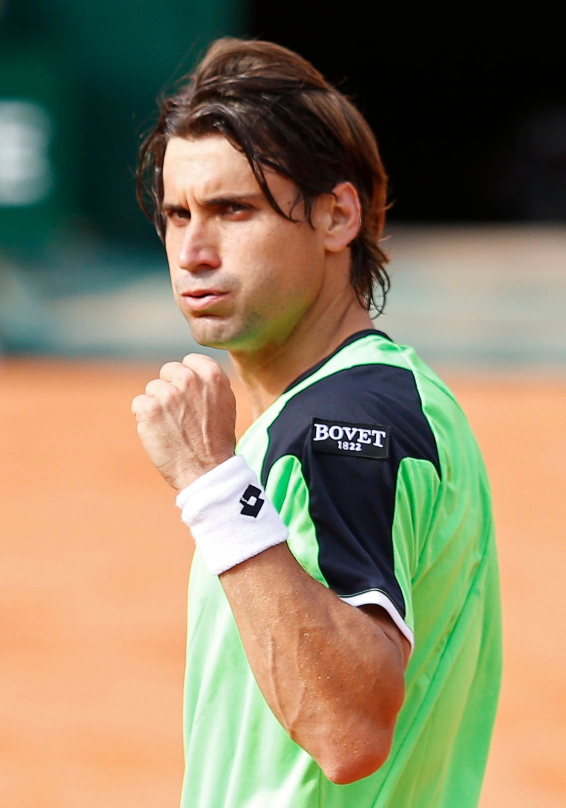 Španělský tenista David Ferrer na French Open 2013