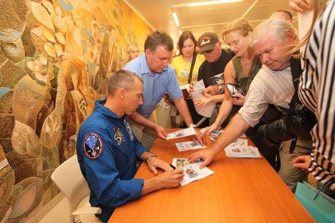 Kosmonaut Andrew Feustel ve Zlíně