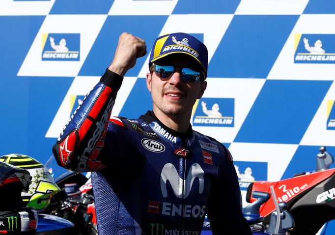 Velká cena Austrálie 2018: Vítěz závodu MotoGP Maverick Viňales