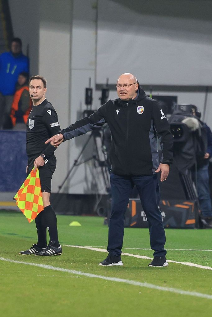 Miroslav Koubek v zápase EL Viktora Plzeň - Lazio