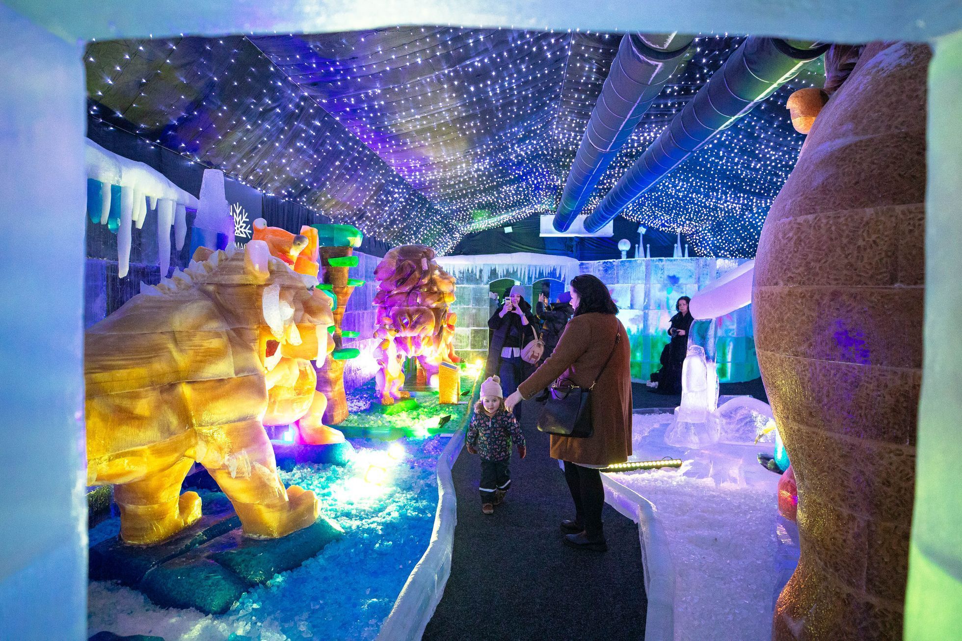 Ledové sochy - výstava Ice Magic