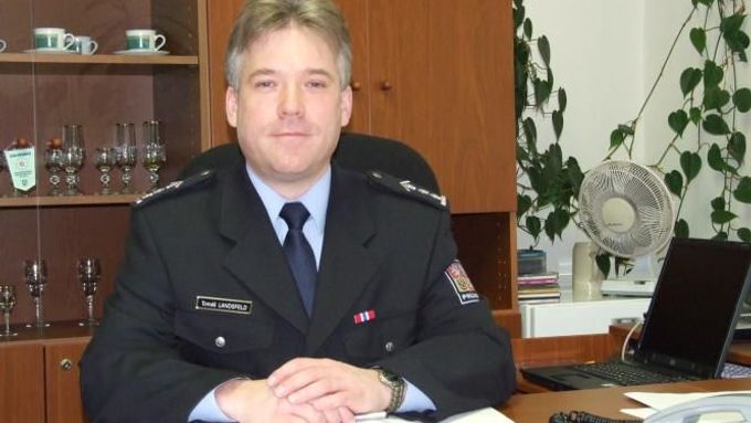 Šéf ústecké policie Tomáš Landsfeld.