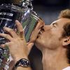 Andy Murray slaví vítězství na US Open 2012