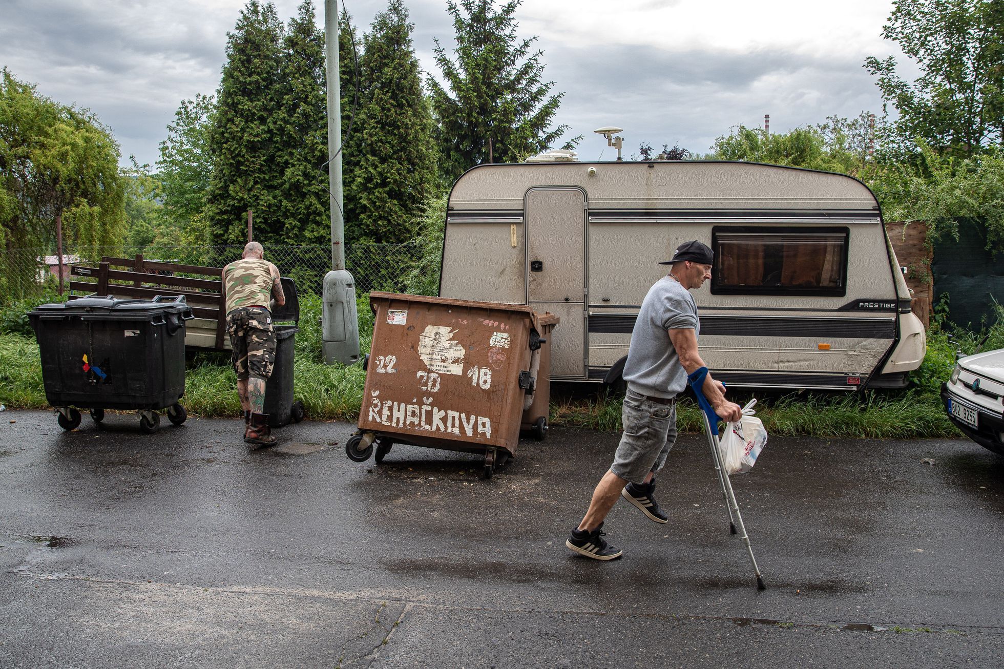 Předlice v Ústí nad Labem, vyloučená lokalita, ghetto, spor o rušení zahrádkářská kolonie, místní majitel domů Boris Rudý