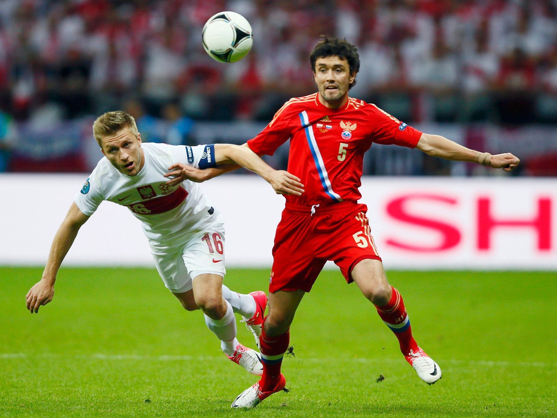 Utkání Euro 2012 Polsko - Rusko