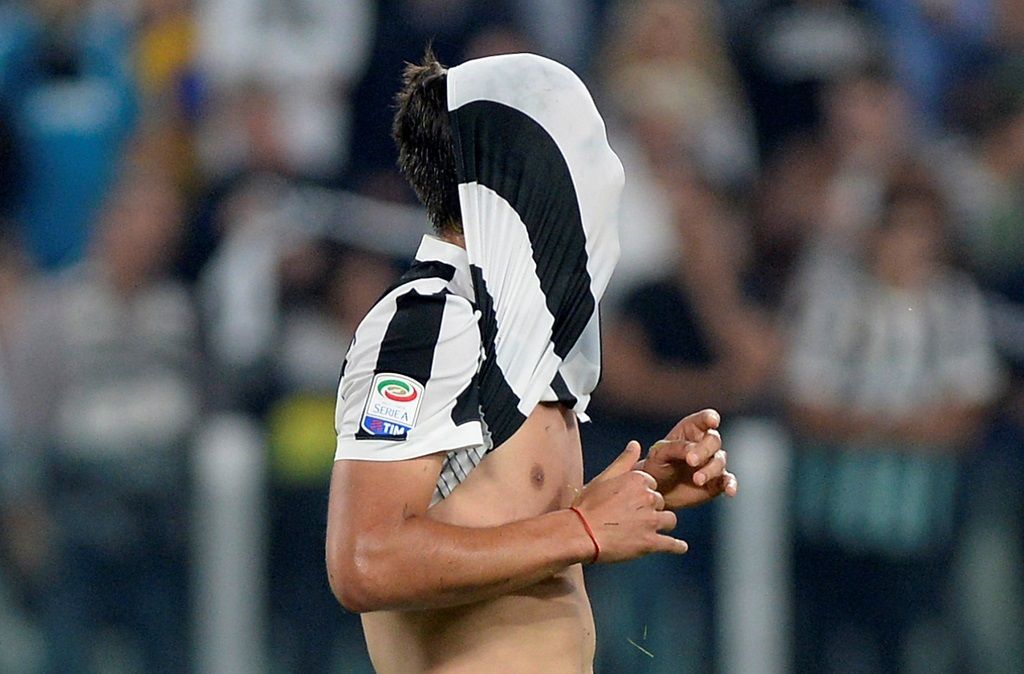 Paulo Dybala z Juventusu po neproměněné penaltě