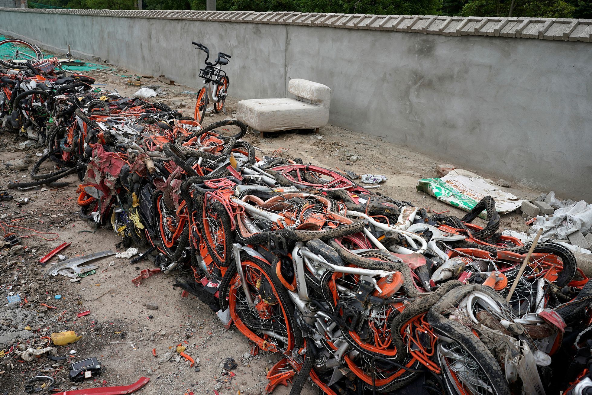 Fotogalerie / Hřbitov jízdních kol v Šanghaji / Čína / Reuters / 17